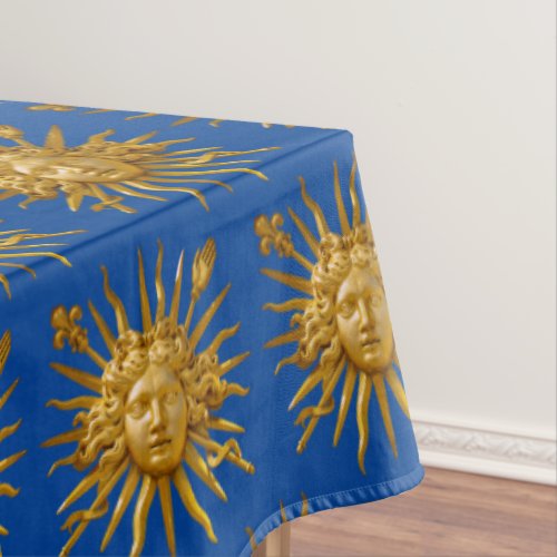 Symbol of Louis XIV the Sun King Tablecloth
