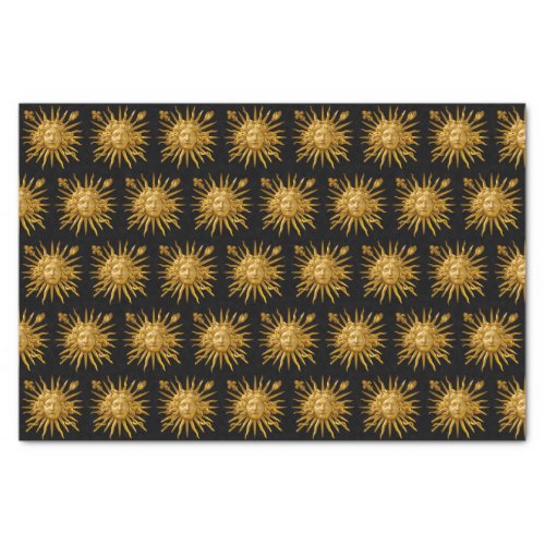 Symbol of Louis XIV the Sun King Tissue Paper