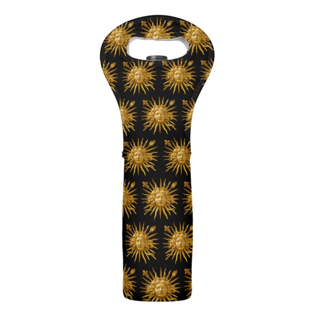 Symbol of Louis XIV the Sun King Wine Bag (Front)