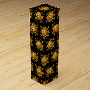 Symbol of Louis XIV the Sun King Wine Box