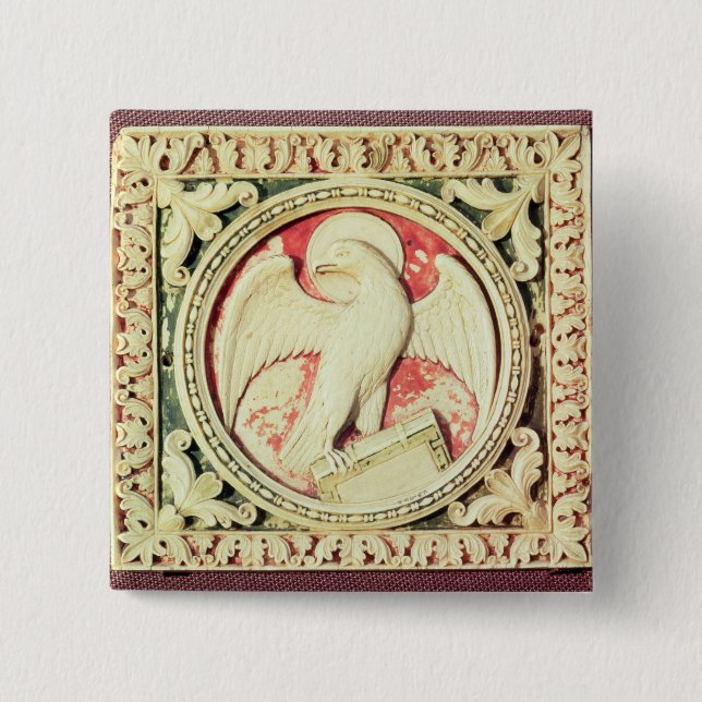 Symbol of St. John the Evangelist Button (Front)