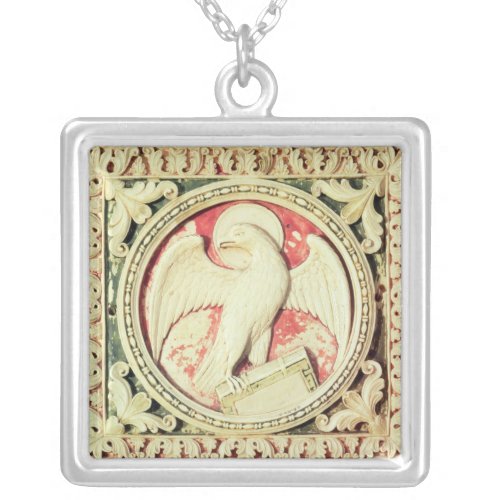Symbol of St John the Evangelist Silver Plated Necklace