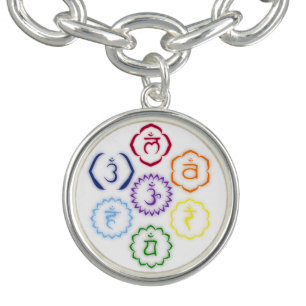 Symbol of the Seven Main Chakra Charm Bracelet