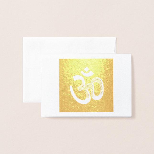 Symbol OM Personal Expression Foil Card (Front With Envelope)