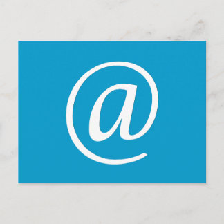 @ Symbol Postcard - Blue