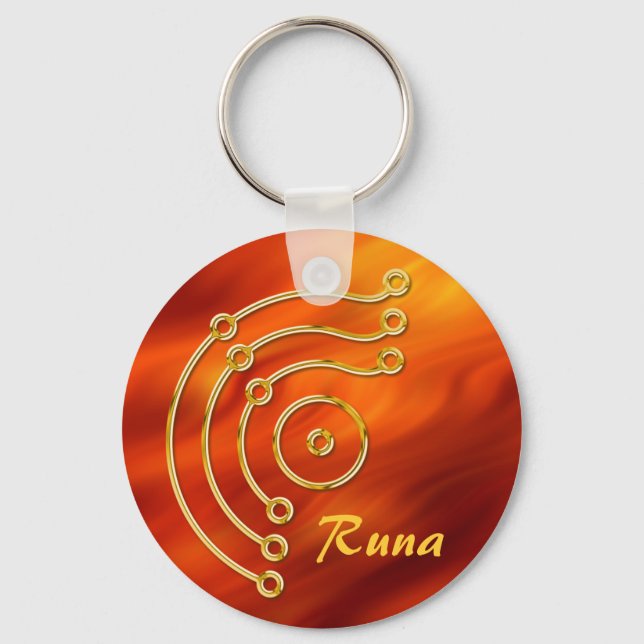 Symbol RUNA / GOLD, Runa Keychain (Front)