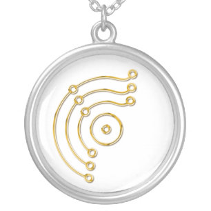 Symbol RUNA / GOLD Silver Plated Necklace