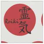 Symbol / Sign REIKI red black + your background Fabric
