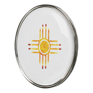 Symbol Zia Sun Gift Idea Golf Ball Marker