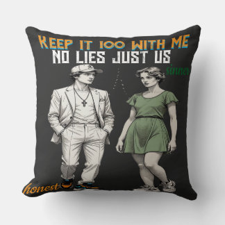 Symbolic Angel Couple  Throw Pillow