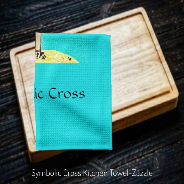 Symbolic Cross   Kitchen Towel (Creator Uploaded)