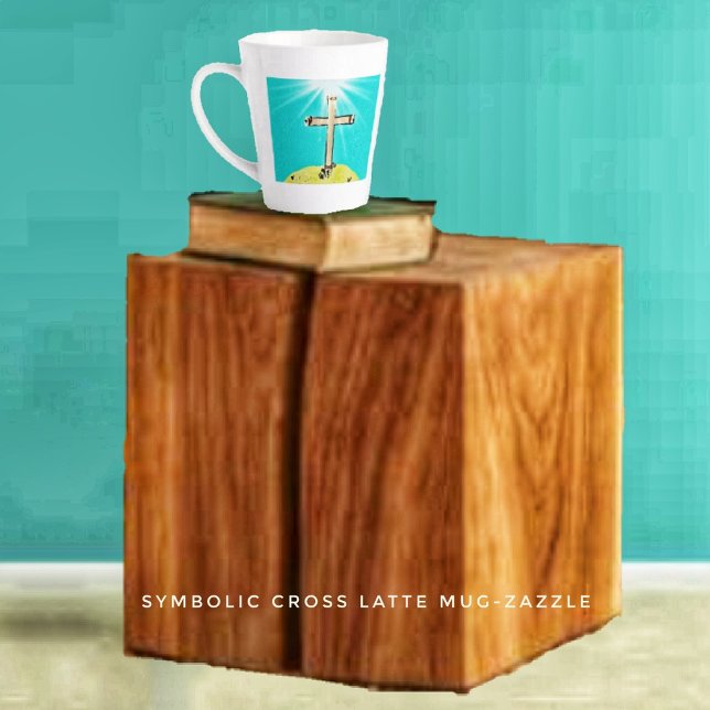 SYMBOLIC CROSS LATTE MUG (Creator Uploaded)