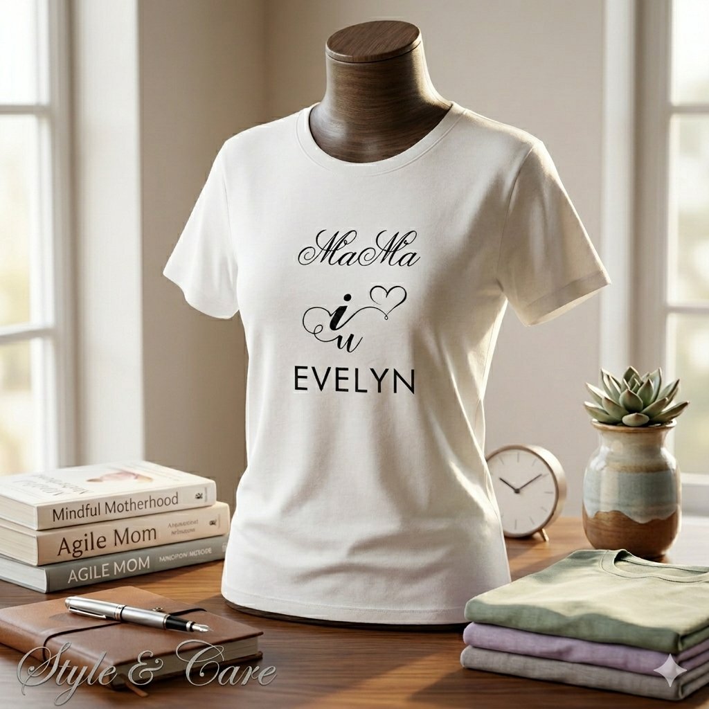 Symbolic I Love You Mama Tri-Blend Shirt Design