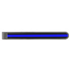 Symbolic Thin Blue Line graphic on a