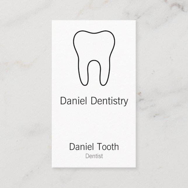 Symbolic Tooth Appointment Card (Front)