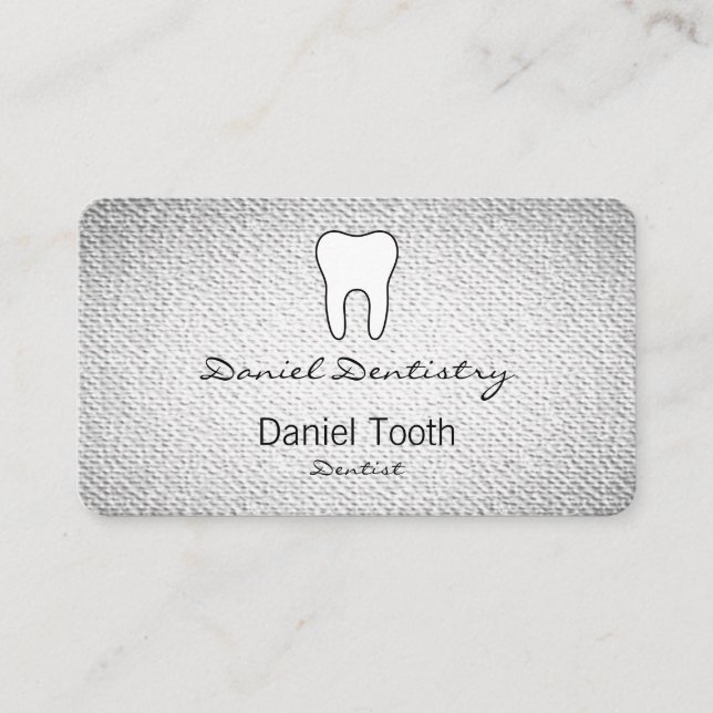 Symbolic Tooth Business Card (Front)
