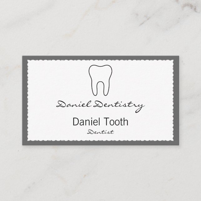 Symbolic Tooth Business Card (Front)