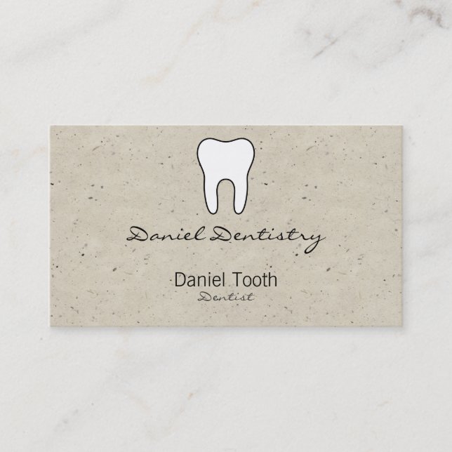 Symbolic Tooth Business Card (Front)