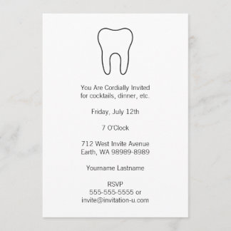 Symbolic Tooth Invitation