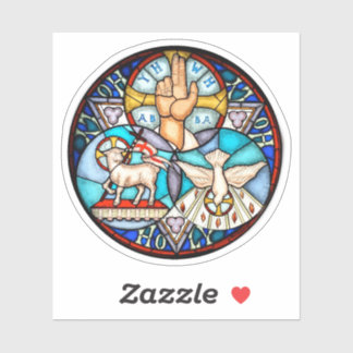 Symbolism of the Holy Trinity Roman Catholic Vinyl Sticker