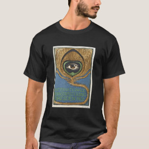 Symbolist Art Nouveau Peacock Feather Eye 1901 T-Shirt