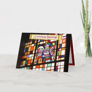 Symbolizing St Luke, Gospel writer Holiday Card