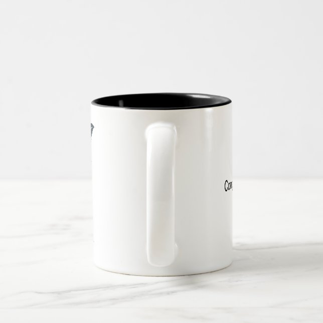 symbolizing the power of words Two-Tone coffee mug (Handle)