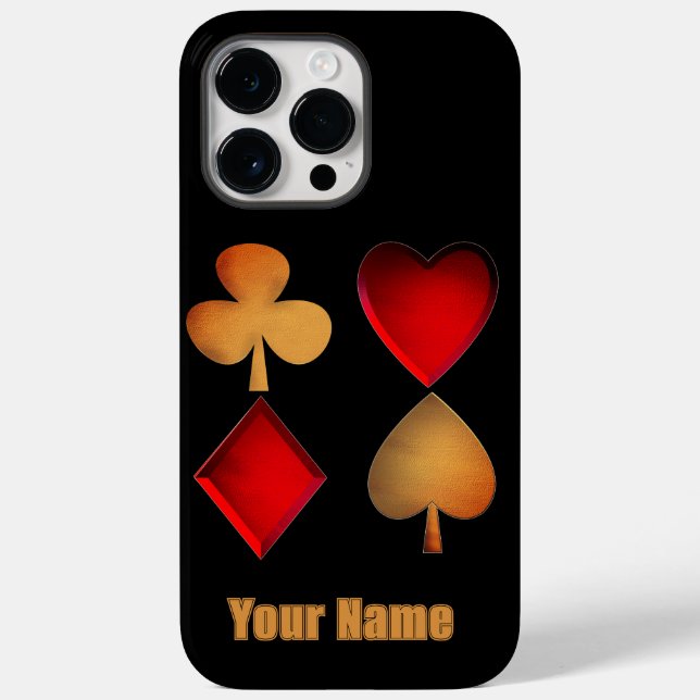 symbols for card game  Case-Mate iPhone case (Back)