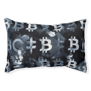 Symbols of Bitcoin (Style: 2) Pet Bed