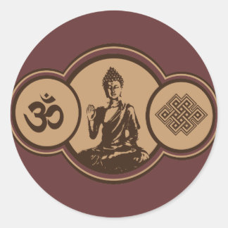 Symbols Of Buddha Sticker