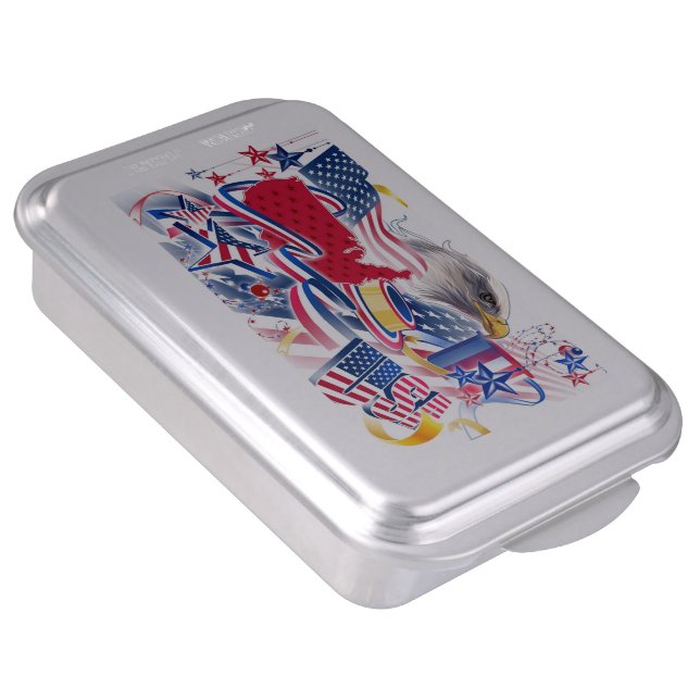 Symbols of Freedom Cake Pan (Side)