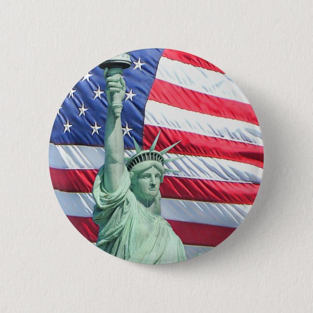 Symbols of Freedom Pinback Button (Front)