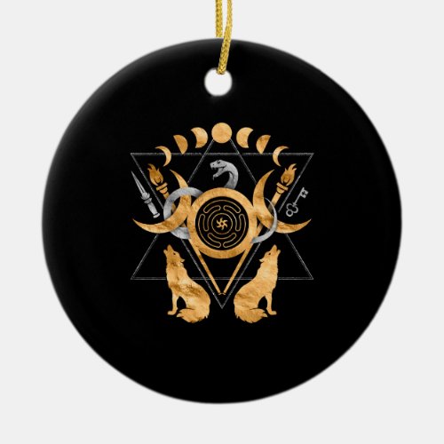 Symbols of Hecate Ceramic Ornament