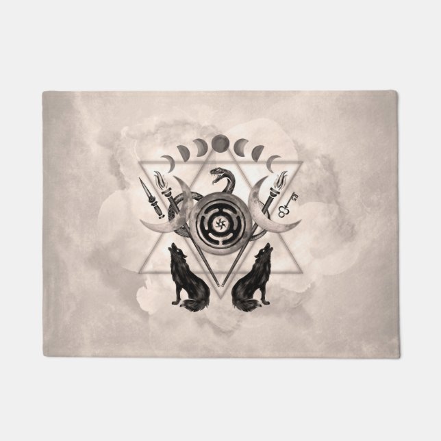 Symbols of Hecate Doormat (Front)