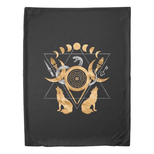 Symbols of Hecate Duvet Cover