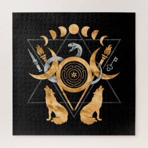 Symbols of Hecate Jigsaw Puzzle