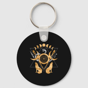 Symbols of Hecate Keychain