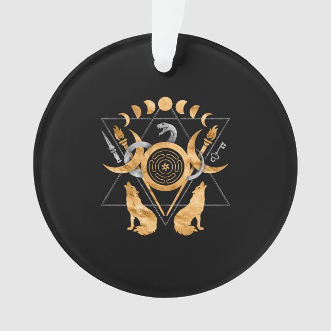 Symbols of Hecate Ornament (Front)