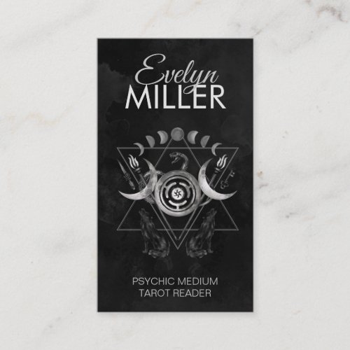 Symbols of Hecate Ornament  Business Card