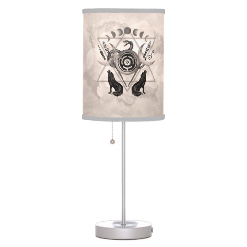 Symbols of Hecate Table Lamp