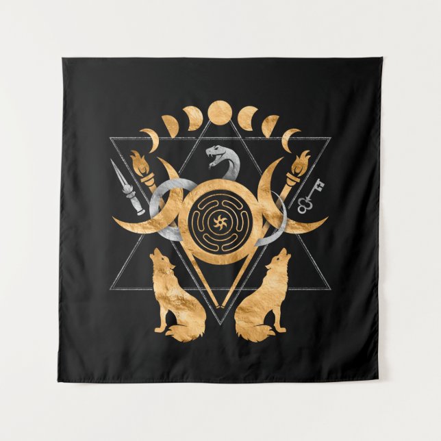 Symbols of Hecate Tapestry (Front)