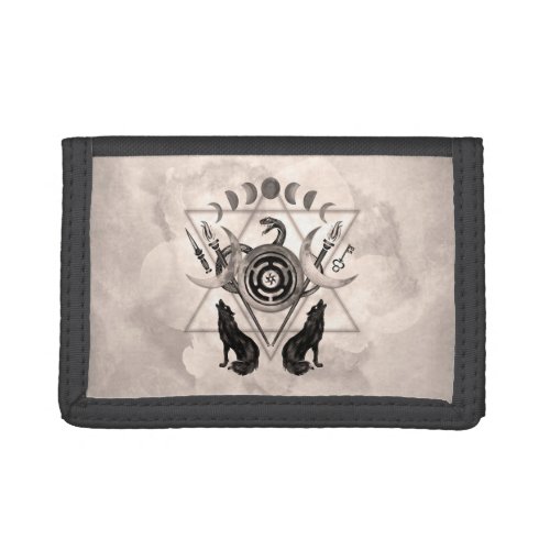 Symbols of Hecate Trifold Wallet