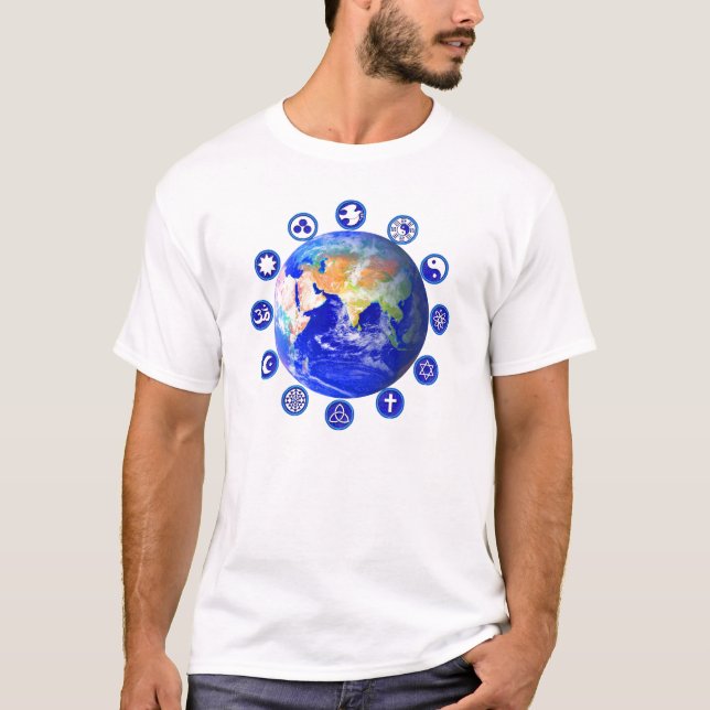 Symbols of Peace & Unity Around the World T-Shirt (Front)