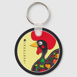 Symbols of Portugal - Rooster Keychain