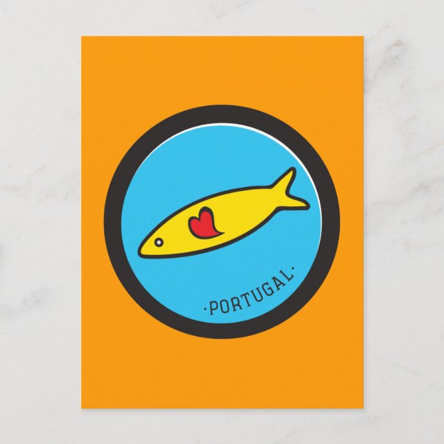 Symbols of Portugal - Sardine Nr. 02 Postcard (Front)