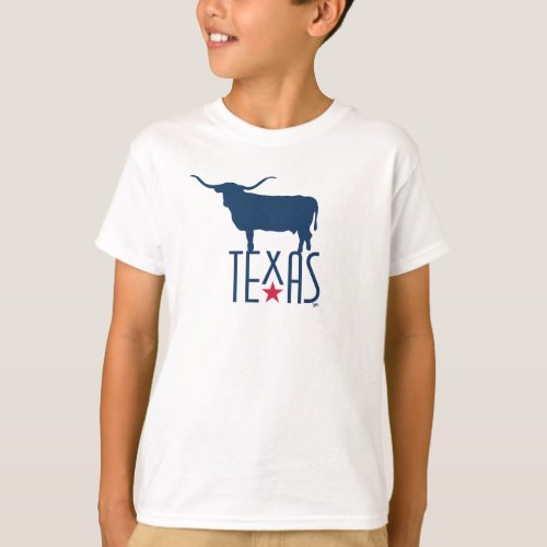 Symbols of Texas Longhorn navy T_Shirt