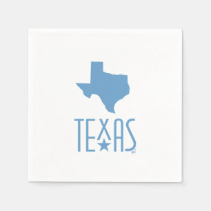 Symbols of Texas, state of Texas, blue Napkins