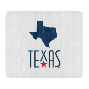 Symbols of Texas, Texas, navy blue Cutting Board