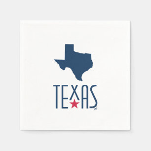 Symbols of Texas, Texas, navy blue Napkins