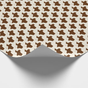 Symbols of Texas, Texas State, Brown Wrapping Paper